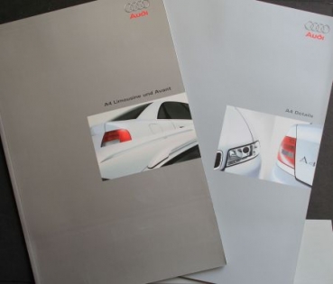 Audi A4 Sedan Avant Modelprogram 1999 Carbrochure-Map (2886)