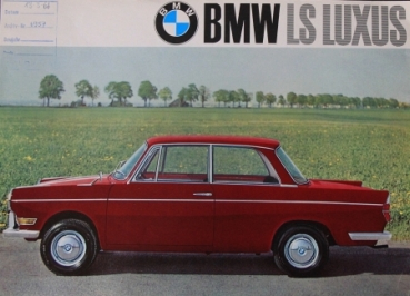 BMW 700 LS Luxus Modellprogramm 1965 Automobilprospekt (4730)