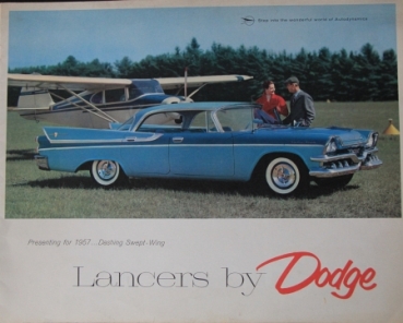 Dodge Lancer Modelprogram 1957 Carbrochure (4765)