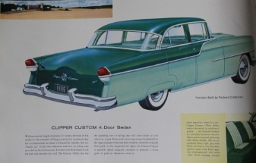 Packard Clipper Modelprogram 1955 Carbrochure (4796)