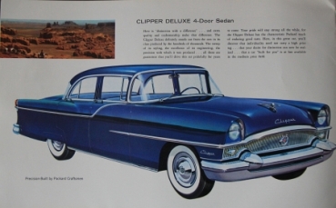 Packard Clipper Modelprogram 1955 Carbrochure (4796)