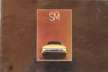 Citroen SM Modellprogramm 1970 Automobilprospekt (4821)