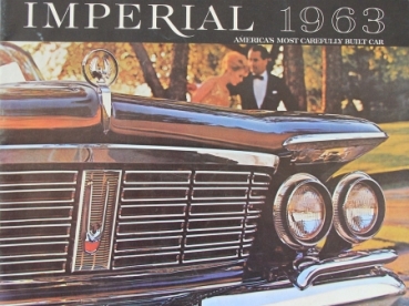 Chrysler Imperial Modellprogramm 1963 Automobilprospekt (4847)