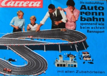 Carrera Autorennbahn 1969 Spielzeugprospekt (4857)