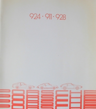 Porsche 911 - 924 - 928 Modelprogram 1981 Carbrochure (4859)