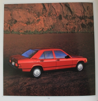 Mercedes-Benz 190 E 2.3 Modelprogram 1984 Carbrochure (4862)
