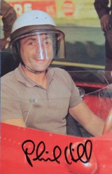 Phil Hill Racingdriver 1970 original autoraph (4881)