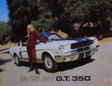 Shelby Ford Mustang G.T. 350 Modelprogram 1966 Carbrochure (3013)