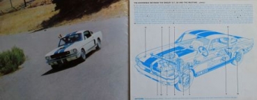 Shelby Ford Mustang G.T. 350 Modelprogram 1966 Carbrochure (3013)