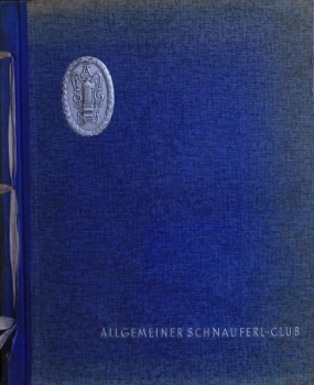 Allgemeiner Schnauferl-Club "Die Urzeit des Automobils" 1937 Map with original signed by Willy Vogel (3017)
