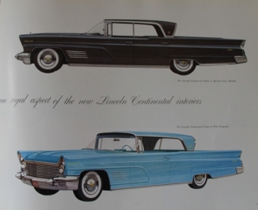 Lincoln Continental Modelprogram 1960 Prestige-Carbrochure (4900)