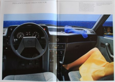 Opel Kadett Modelprogram 1987 Carbrochure (4507)