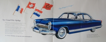 Kaiser Manhattan Modelprogram 1954 "New Super-powered" Carbrochure (4904)