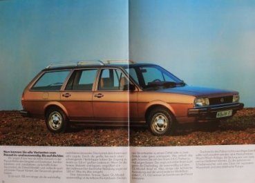 Volkswagen Passat Modelprogram 1983 Carbrochure (4506)