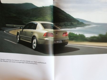 Volkswagen Phaeton Modelprogram 2005 Carbrochure (4502)