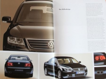 Volkswagen Phaeton Modelprogram 2005 Carbrochure (4502)