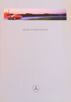 Mercedes-Benz SLK Modelprogram 1997 "Der SLK von Mercedes" Carbrochure (4534)