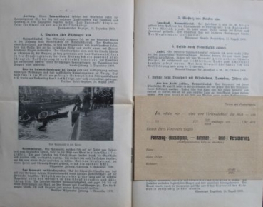 Stuttgarter Versicherungs Gesellschaft "Automobilunfaelle" 1909 Insurancebrochure (3026)