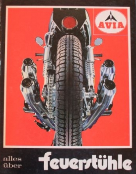 Rauch "Alles ueber Feuerstuehle" Avia-Motorbike-Scrapbook 1973 (4531)