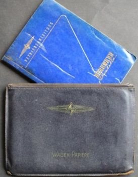 Borgward Isabella TS Coupe DeLuxe 1960 Boardmap with Ownermanual (3023)