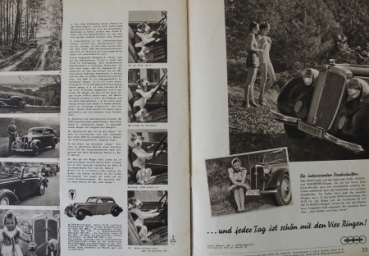 Auto-Union "Die vier Ringe" Factory-Magazine 1938 (4957)