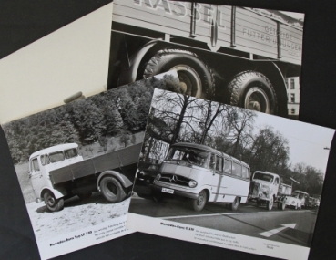 Mercedes-Benz Typ LP329 and O319 four Factoryphotos 1962 (4978)