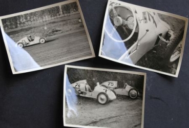 Motorracingcar 1952 SelfconstructionFormula II three original photos (3085)
