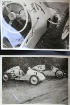 Motorracingcar 1952 SelfconstructionFormula II three original photos (3085)