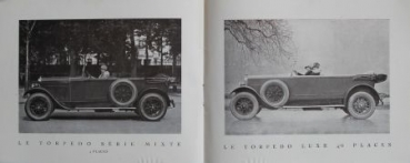 Donnet 11 CV Modelprogram 1926 Carbrochure (2771)