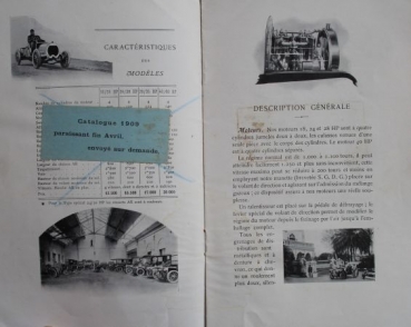 Pilan Automobiles Modelprogram 1908 Carbrochure (2766)