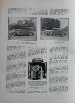 Cadillac V16 Modelprogram 1930 "De eerste V16 in Nederland" Carbrochure (3062)