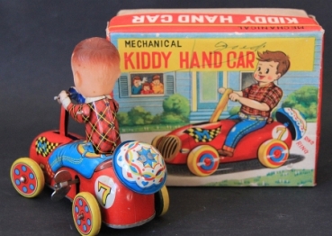 Haji "Kiddy Hand Car" 1965 Tinmodel with Frictiondrive in original box (5021)