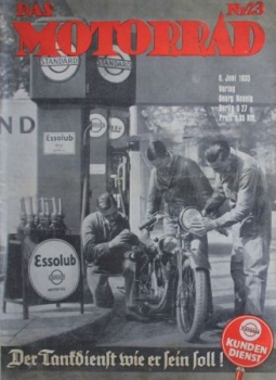 "Das Motorrad" Motorrad-Zeitschrift Pössneck 1935 (3073)