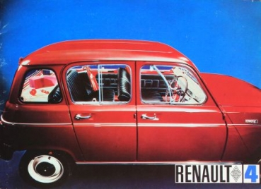 Renault 4 Modelprogram 1967 Carbrochure (6356)