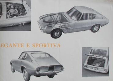 Ghia 1500 GT Modellprogramm 1962 Automobilprospekt (3077)