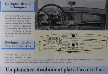 Citroen 11 CV Traction Avant Familiale Modelprogram 1954 Carbrochure (5103)
