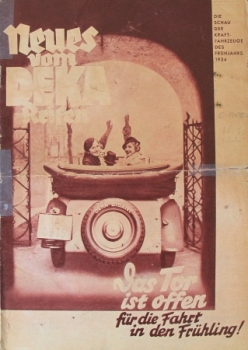 DEKA "Neues vom DEKA Reifen" Tire-Magazine 1934 (5129)