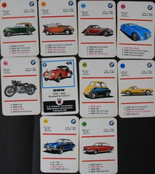Preview: Schmid Spiele "BMW einst - jetzt" 1965 Cardgame (5132)