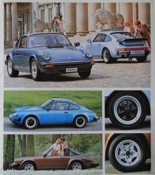 Porsche Modelprogram 1980 Carbrochure (5187)