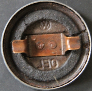 Volkswagen Käfer 1955 Verschlussdeckel Oel Metall mit Dichtung (5236)