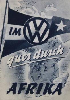 Volkswagen Modelprogram 1951 "Im VW quer durch Afrika" Carbrochure (5287)
