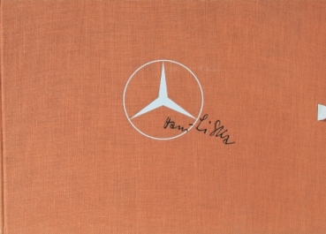 Liska Mercedes-Benz Map 1955 with Hans Liska drawings (9228)
