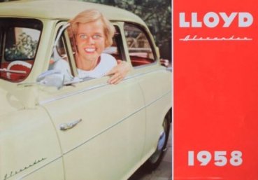 Lloyd Alexander 600 Modelprogram 1958 Carbrochure (5257)