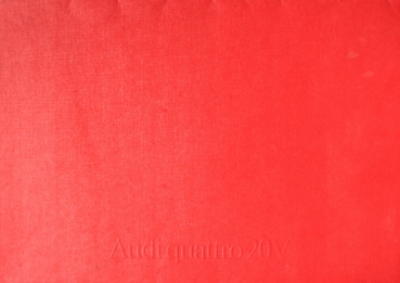Audi S4 Modelprogram 1995 Carbrochure-Map (9452)