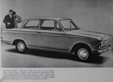 Ford Cortina Modelprogram 1963 Carbrochure (5386)