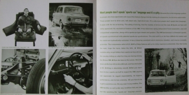 Simca 1000 Modelprogram 1963 Carbrochure (5439)