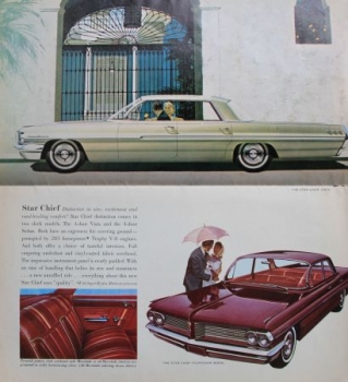 Pontiac Modelprogram 1962 Carbrochure (7261)