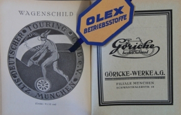 DTC "Handbuch Deutscher Touringclub 1926" Touring-Handbook (9549)