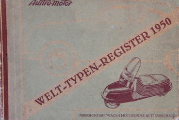 Austro Motor "Welttypenregister 1950" Vehicle-Yearbook (9618)