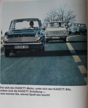 Opel Kadett Modelprogram 1965 Carbrochure (5480)